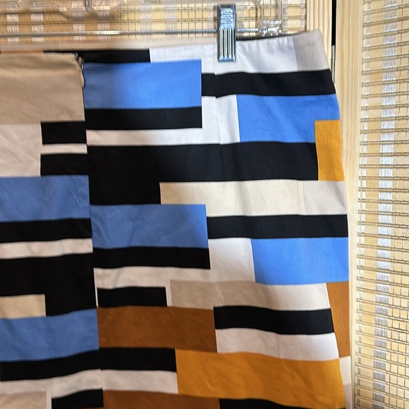 New York & Company Stretch Color Block Multicolored Pencil Skirt 18 - Picture 9 of 16